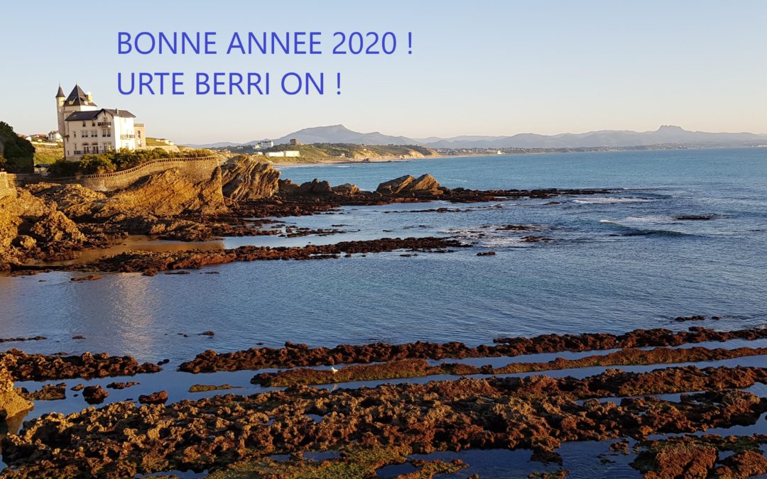Toute l’équipe éducative de l’école Sainte Marie de Biarritz vous souhaite une belle année 2020 ! Urte berri goxo bat deneri !